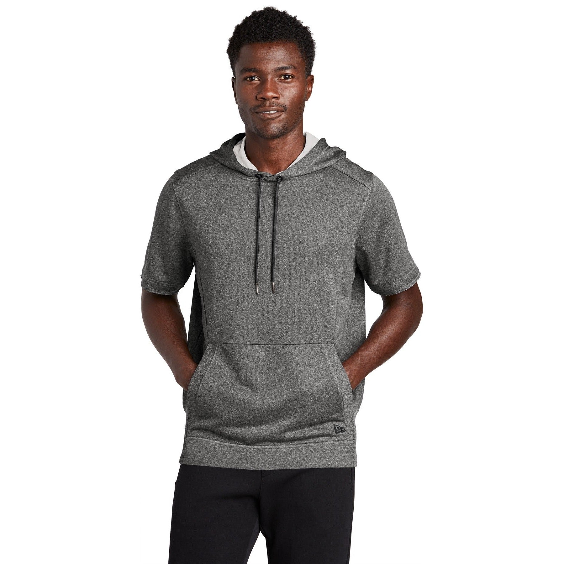New Era-New Era ® Performance Terry Short Sleeve Hoodie NEA533-MedTech-2